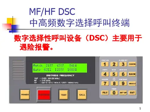 中高频DSC操作指南(课堂PPT)
