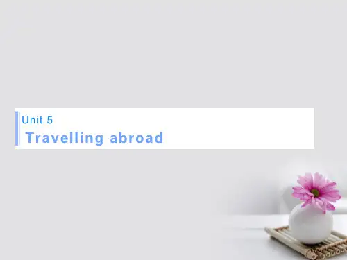 高考英语复习-Unit-5-Travelling-abroad知识点复习讲解-市赛课公开课一等奖省名