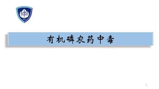 有机磷农药中毒PPT课件