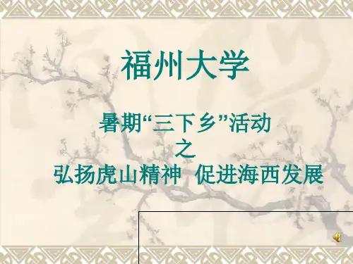 “三下乡”策划书PPT.pptx