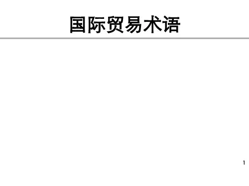 国际贸易术语(PPT46页)