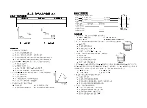 人教版化学必修2第二章知识总结
