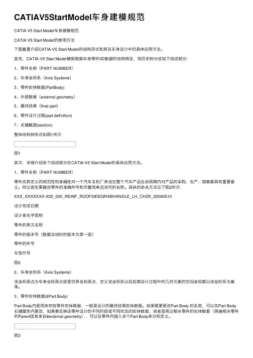 CATIAV5StartModel车身建模规范