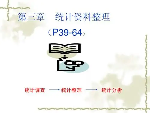 第三章统计整理