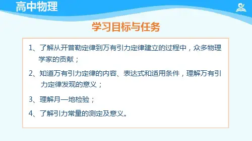 万有引力定律ppt课件