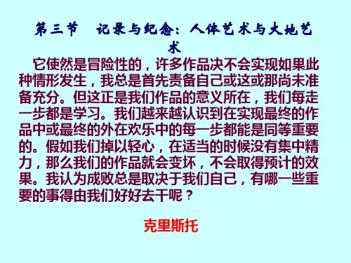 后现代艺术史之大地艺术