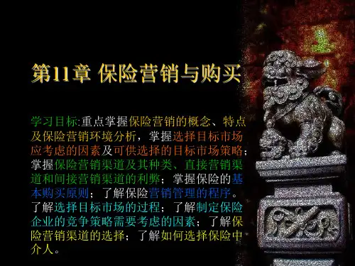 第11章保险营销与购买