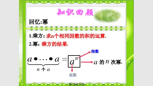 1411同底数幂的乘法pptPPT教学课件