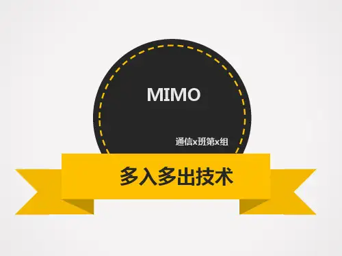 MIMO技术介绍