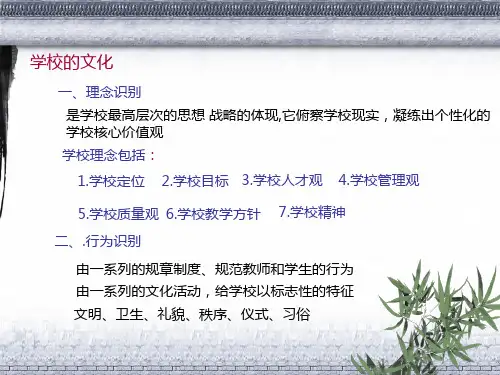 校园文化理念终极版