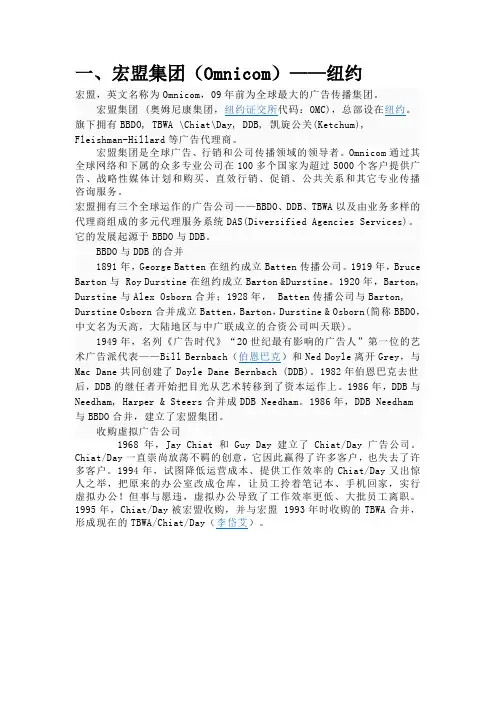 世界广告集团