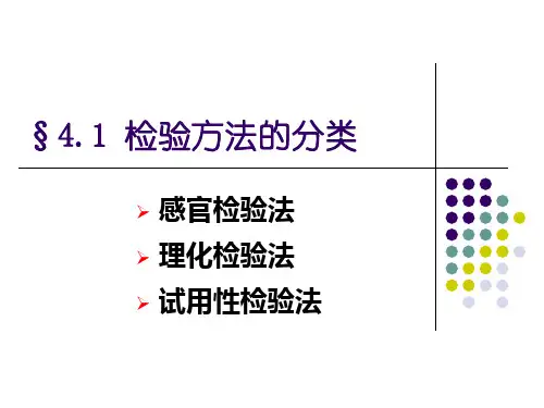 商品检验方法