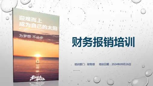 财务费用报销培训2024年