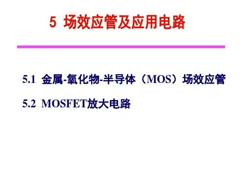 第五章-场效应管及应用电路-MSW(1)