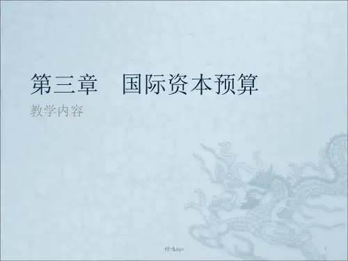 国际资本预算