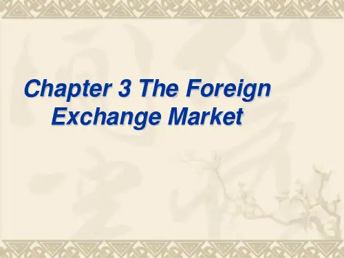International finance chapter3 (国际金融英文版课件)
