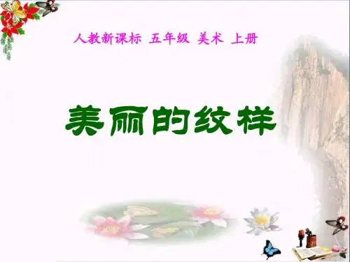 美丽的纹样 PPT优秀课件