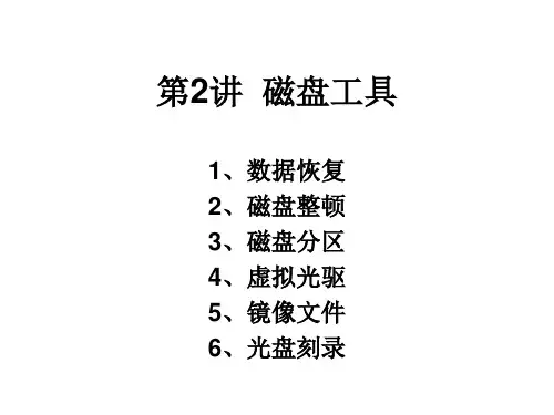磁盘工具优秀课件