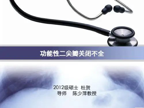 功能性二尖瓣反流FMR—PPT