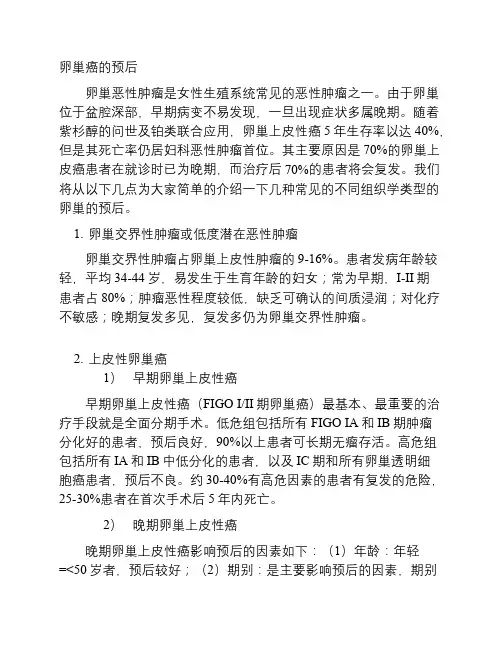 1早期卵巢上皮性癌