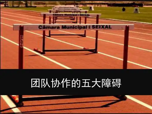 《团队协作的五大障碍》演示ppt