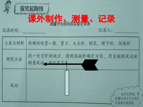 《风向和风速》PPT课件