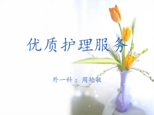 优质护理服务 2 ppt课件