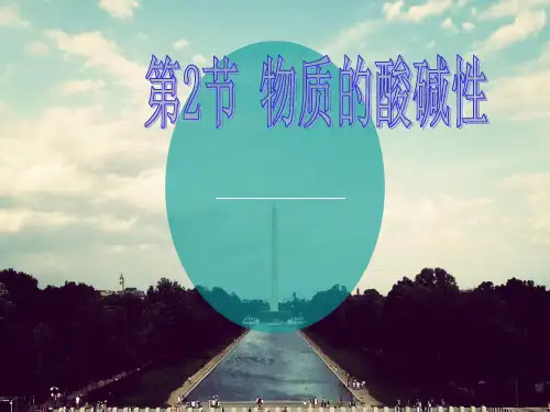 初中科学浙教版九年级上册 1.2  物质的酸碱性(共22张PPT)