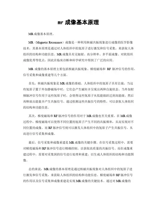 mr成像基本原理