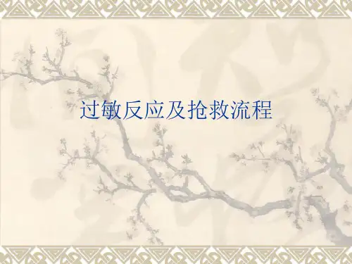 过敏反应及抢救流程PPT课件