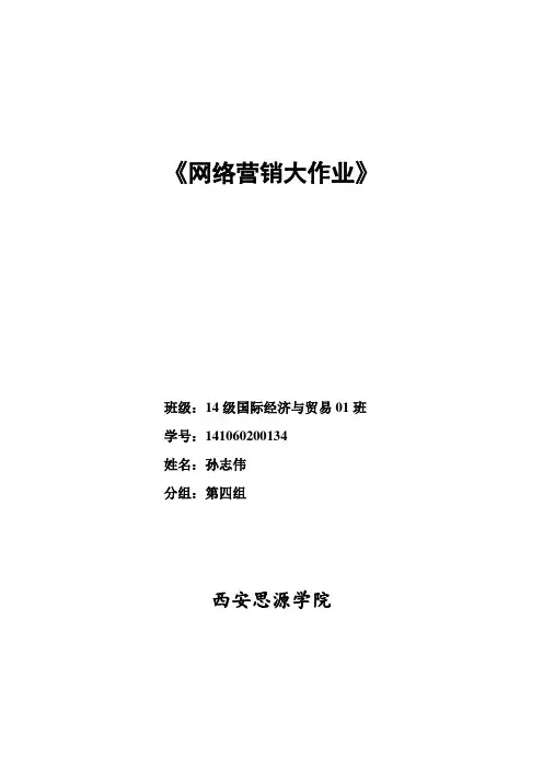 网络营销大作业
