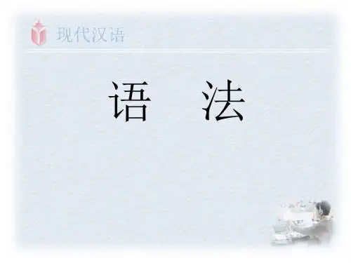 高一现代汉语基础知识语法页PPT文档
