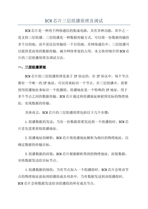 BCM芯片三层组播原理及调试