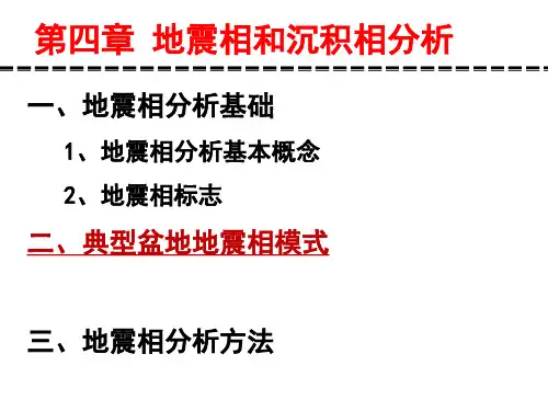 第四章 地震沉积相分析