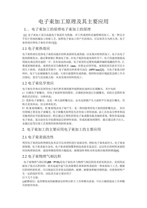 EBL原理与工艺