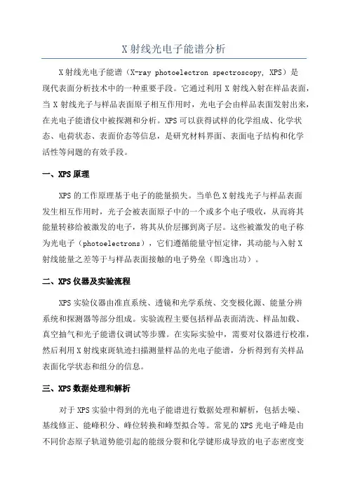 X射线光电子能谱分析