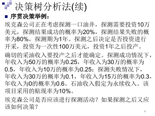 决策树分析法