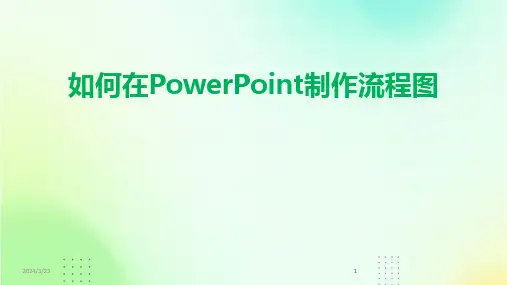 2024年度如何在PowerPoint制作流程图(1)