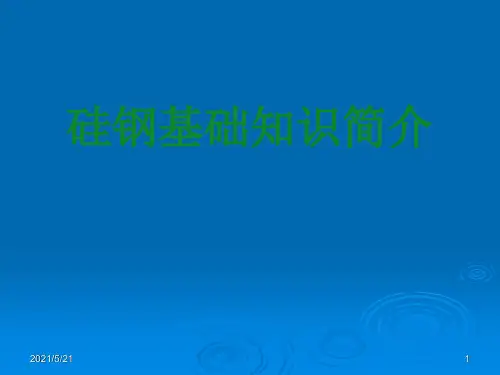 硅钢基础知识讲座