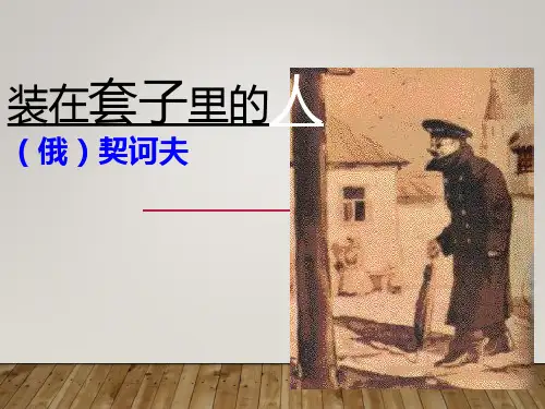 《装在套子里的人》课件39张 2022-2023学年统编版高中语文必修下册