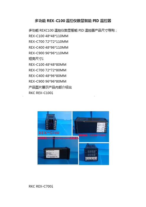 多功能REX-C100温控仪数显智能PID温控器