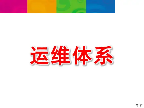 运维体系ppt