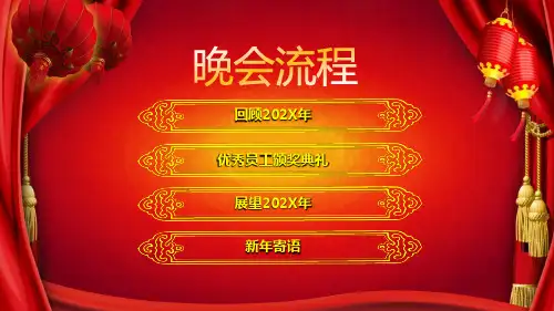 公司企业年会ppt公司年会课件