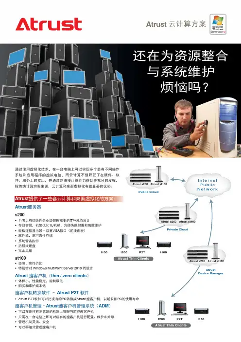 Atrust瘦客户机产品信息