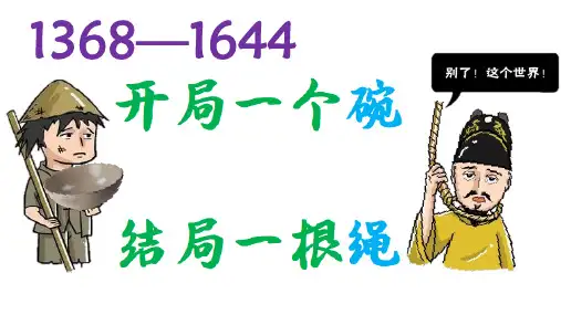 第17课 明朝的灭亡-七年级历史下册课件(部编版)