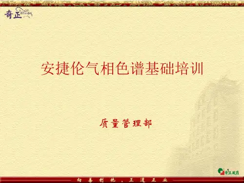 安捷伦气相色谱基础培训资料(课堂PPT)
