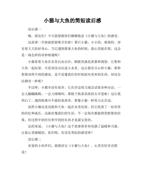 小猫与大鱼的简短读后感
