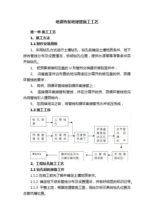 地源热泵地埋管施工工艺