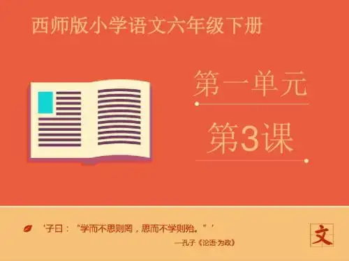 语文西师版六年级下册 推荐《密西西比河风光》课件——第一课时 ppt课件