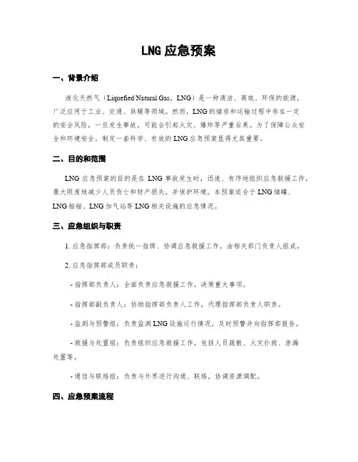 LNG应急预案